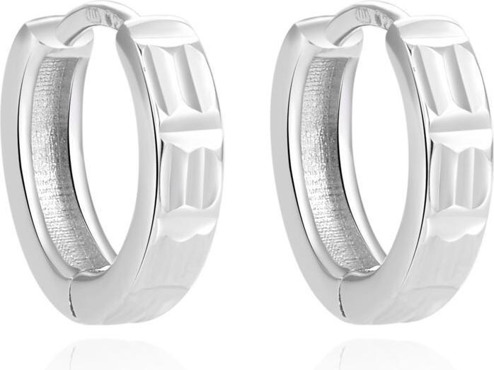 Produktbild Beneto Timeless round earrings made of silver AGUC1413 (L) (Silber)