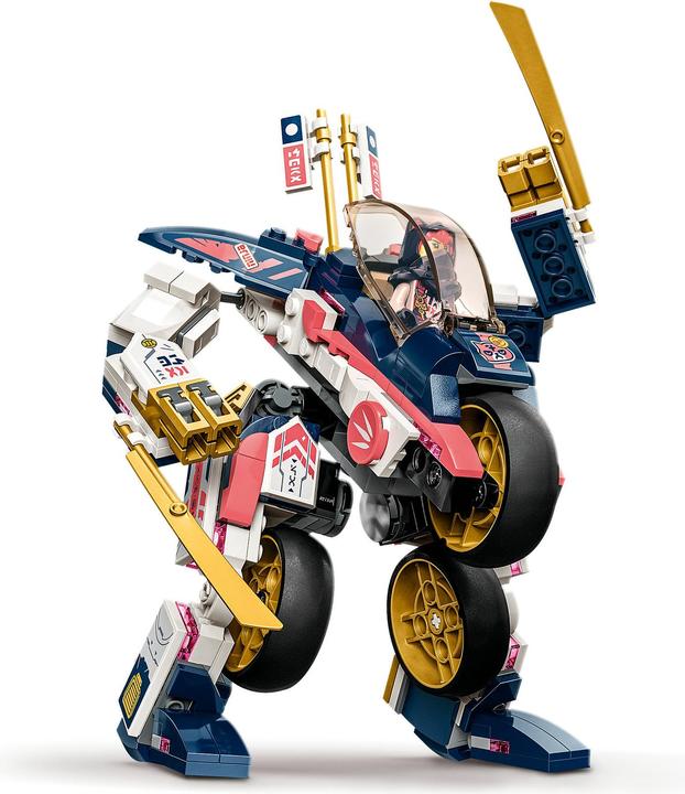 Actual product image LEGO Ninjago Sora's Mech transforms into a racing bike (71792). (71792, LEGO Ninjago)