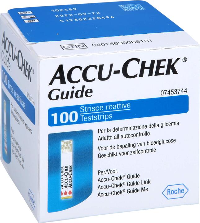 Produktbild Emramed Accu Chek Guide Ttr, 100 St TTR (Teststreifen)