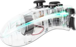 Actual product image Marvo GHOST 40 transparent / wireless game controller / for PC / PS3/4 / Android iOS / RGB (Android, iOS, PC, PS3, PS4, Switch)