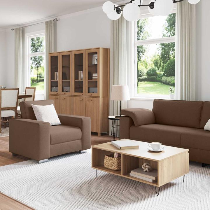 Produktbild vidaXL Leinen Sofa (2-Sitzer, 3-Sitzer)