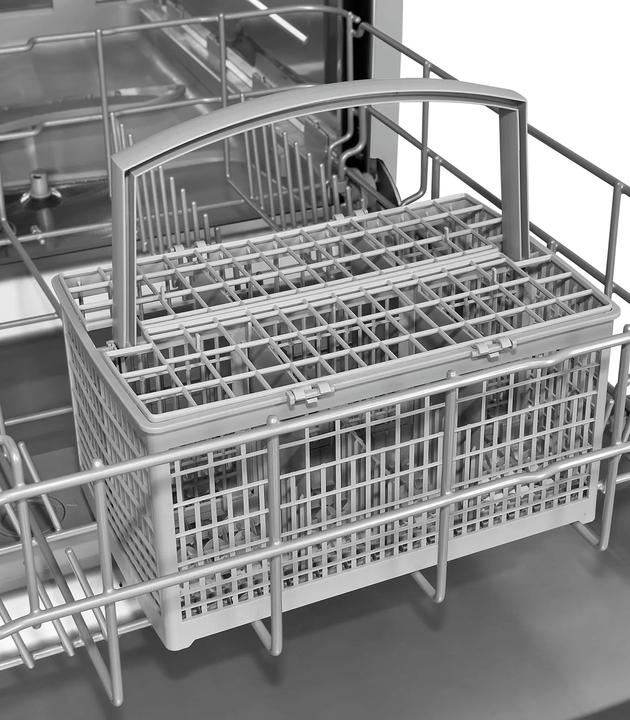 Produktbild Exquisit GSP6312-030D silber, Geschirrspüler (Standgerät)