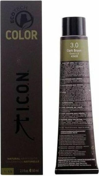 Image du produit I.C.O.N. ECOTECH COLOR natural color #3.0 brun foncé 60 ml (3.0)