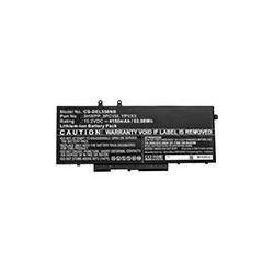 CoreParts Laptop Battery for DELL (4150 mAh), Notebook Akku, Schwarz