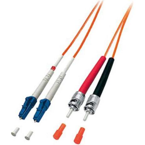 Thumbnail - equip LWL Patchkabel LC->ST Multimode Duplex OM2 or (CAT8.2, 10 m), Netzwerkkabel