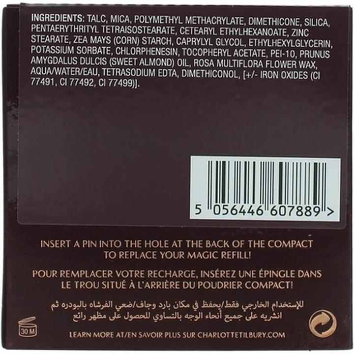 Actual product image Charlotte Tilbury Refill for Airbrush Flawless powder ( Finish Refill Powder) 8 g - Shade: 3 Tan (3 Tan)
