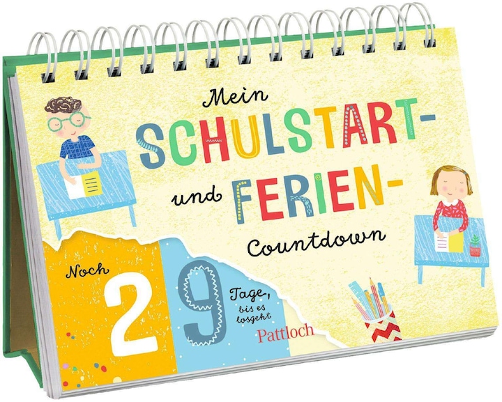 Produktbild Mein Schulstart- und Ferien-Countdown (Harter Einband, Deutsch)