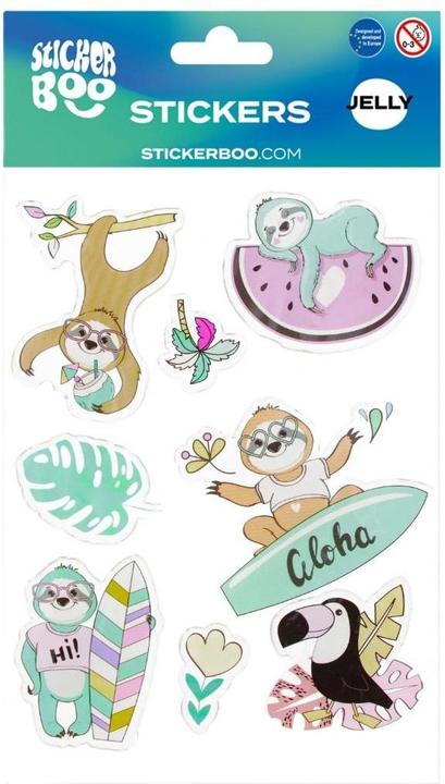 Dymo Aufkleber BOO Faultieraufkleber