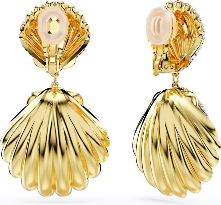 Immagine prodotto Swarovski Fermaglio per orecchie Idyllia con perla di cristallo e conchiglia in oro bianco (Metallo Swarovski)