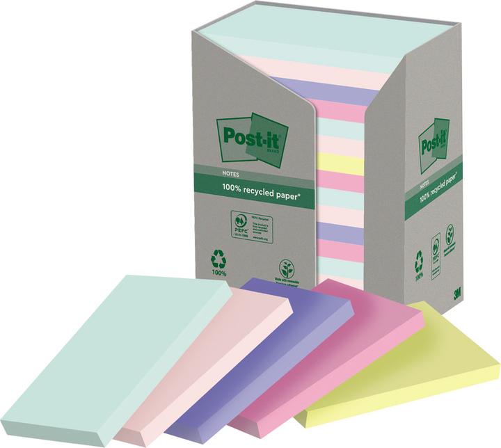 Actual product image Post-it Recycling Notes (127 x 76 mm)