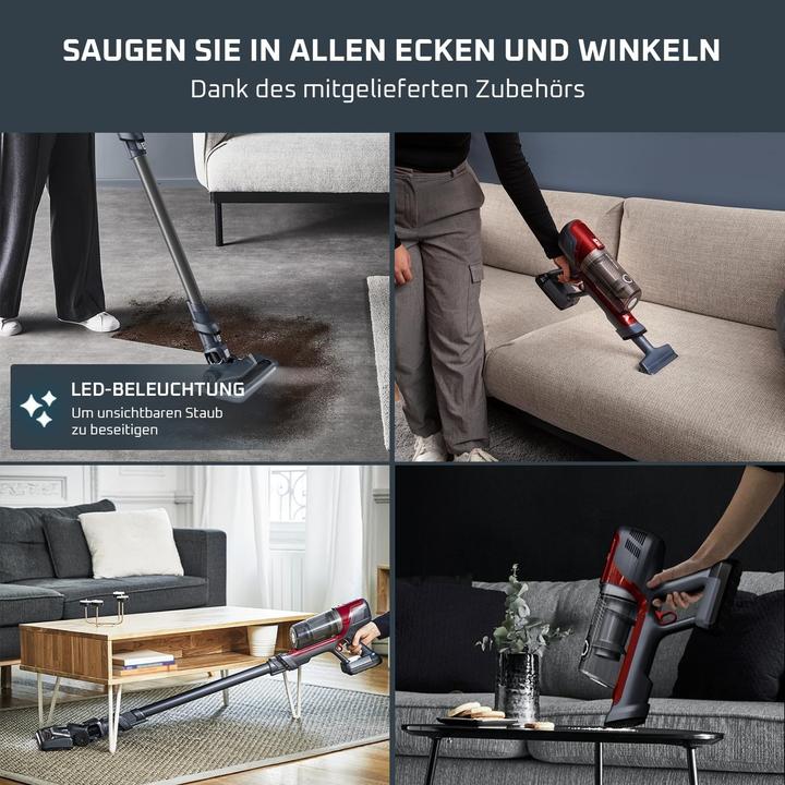 Actual product image Rowenta X-Pert 6.60 Animal cordless hoover (RH6878), black/red