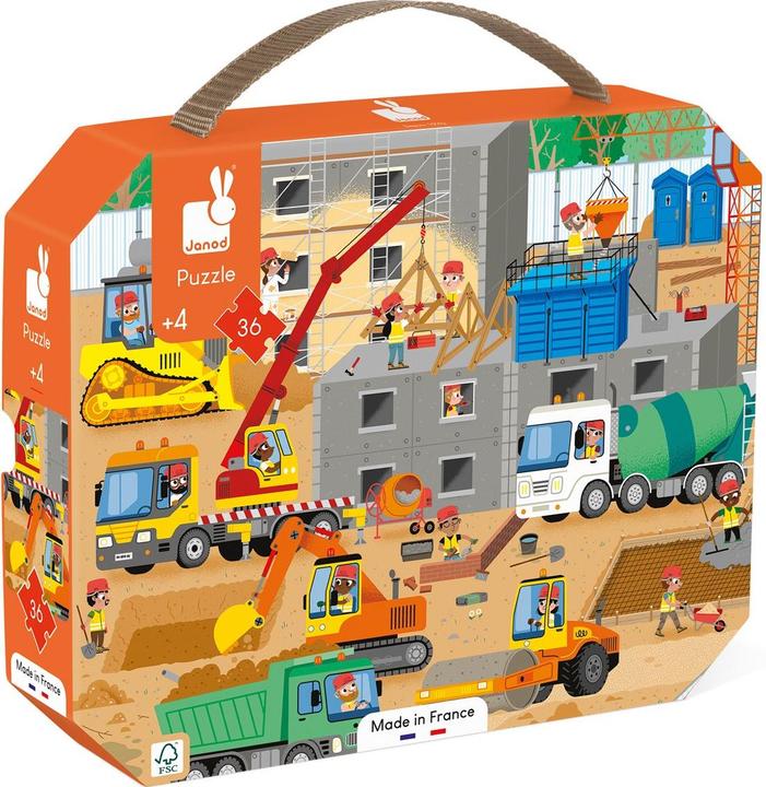 Produktbild Janod Baustelle (36 Teile)