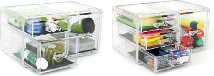 Produktbild Soler Hispania Mehrzweck-Organizer Confortime Kunststoff Durchsichtig 23,5 x 15,3 x 10,8 cm (6 Stück) (15.30 cm, 6x)
