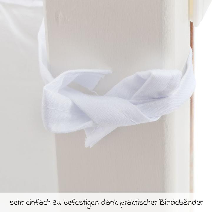 Actual product image Fillikid Baby nest & bed snakes Nest for co-sleeper Nino 175 cm - White