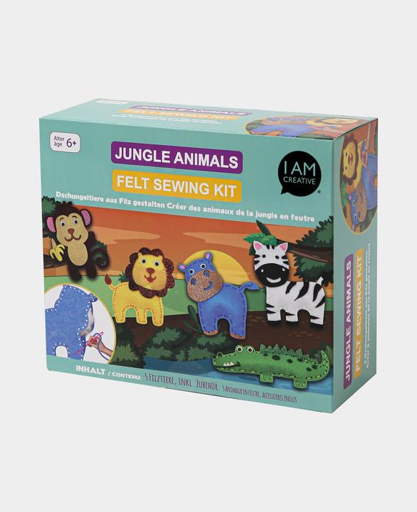 Actual product image I Am Creative Felt sewing set, complete set animals