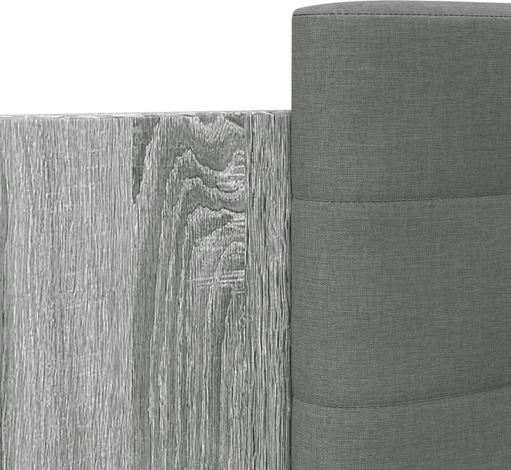 Actual product image vidaXL Bed frame with headboard and LED lights (160 x 200 cm)