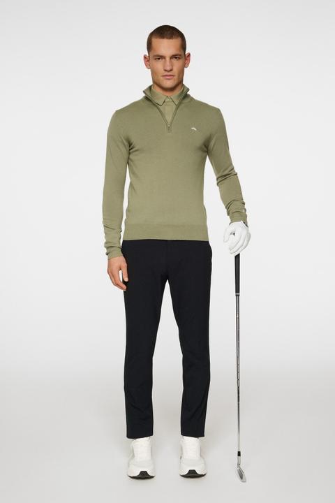 Produktbild J. Lindeberg Kian Zipped Sweater Herren Grün (S)