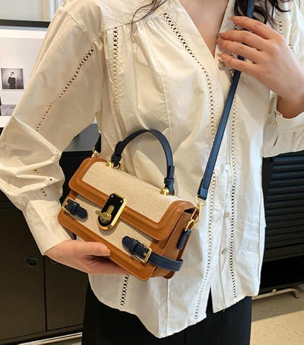 Immagine prodotto Only-Bags.Store Borsa a tracolla con patta vintage, borsa a tracolla retrò, borsa e cartella di moda