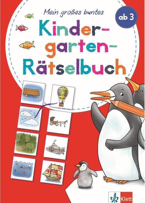 Mein grosses buntes Kindergarten-Rätselbuch (Deutsch, 2023)