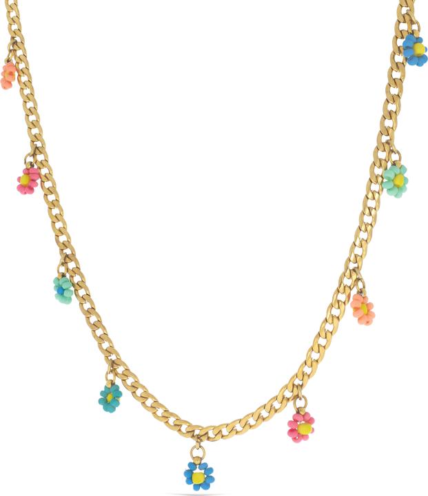 Hey Harper Margarita Necklace (Edelstahl, Gold, Emaille)