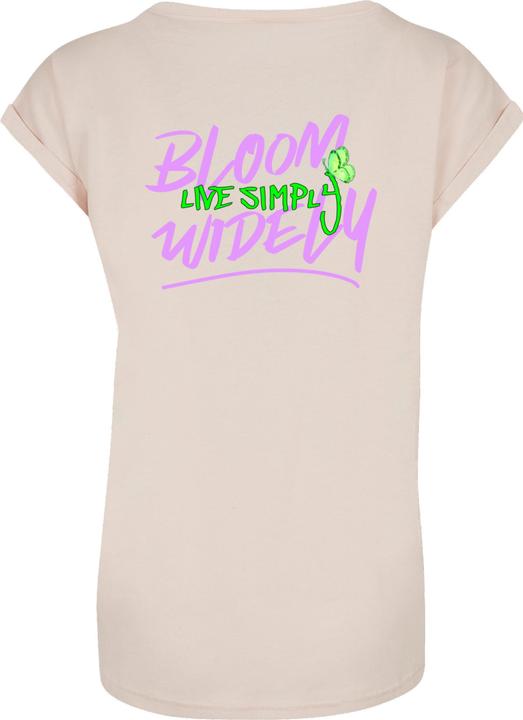 Produktbild Merchcode Ladies Never Too Late Extended Shoulder Tee - 111665 (L)