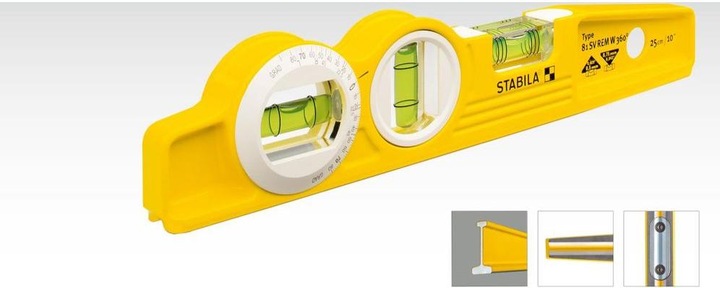Immagine prodotto Stabila Livella Tipo 81 SV REM W360 Torpedo (25 cm)