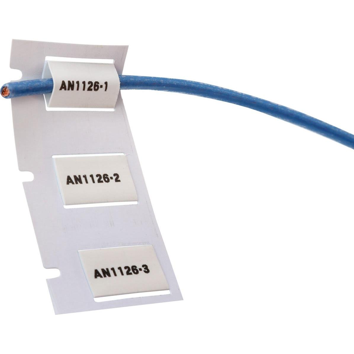 Brady, Etiketten, PS-1000-2-WT-SC, B-342, Permasleeve, wärmeschrumpfd. Polyolefin, Weiss, 50.80 x 42.16 mm, für