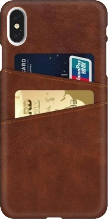 Actual product image Screenguard Apple iPhone XS CardCaddy Leather Backcase with Card Pockets (Apple iPhone XS)