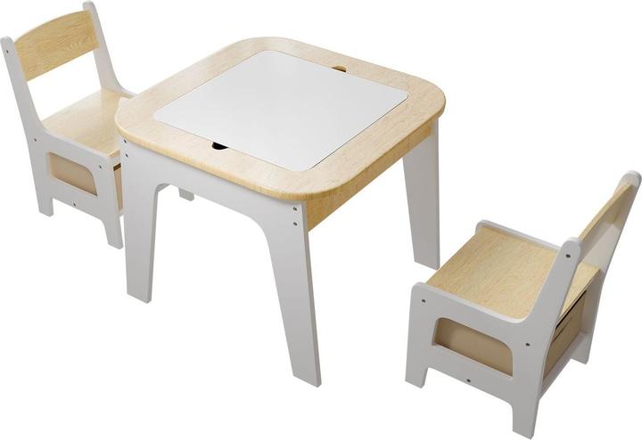 Image du produit Juskys Kindersitzgruppe Milou (Chaise haute, Table des enfants)
