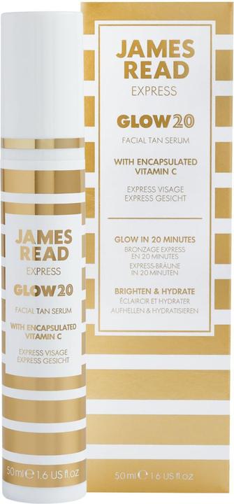 Actual product image James Read GLOW20 Facial Tan Serum face serum 50 ml women (Self-tanning towel, 50 ml)