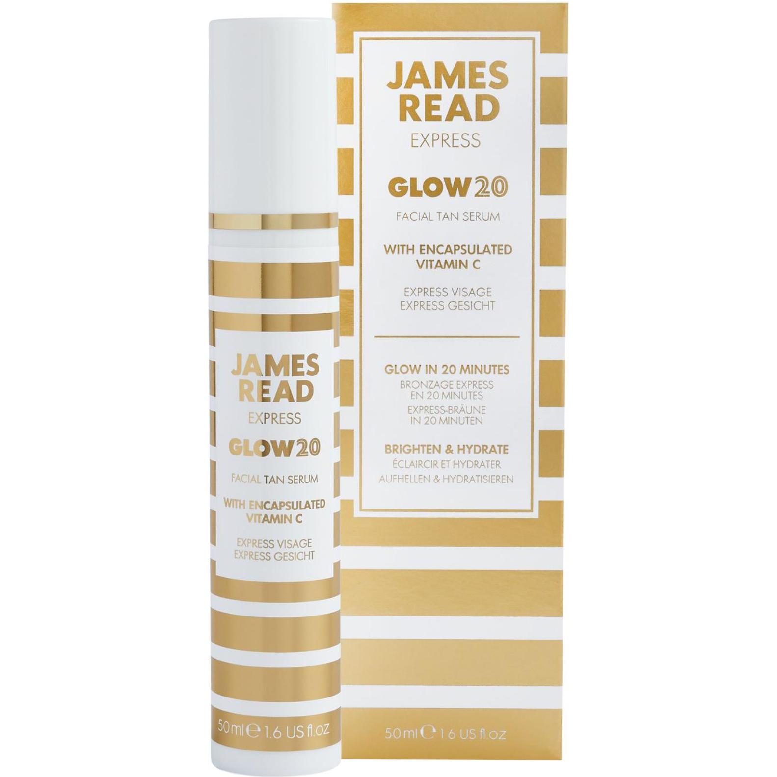 Thumbnail - James Read, Selbstbräuner, GLOW20 Facial Tan Serum Gesichtsserum 50 ml Frauen (Selbstbräunungsserum, 50 ml)