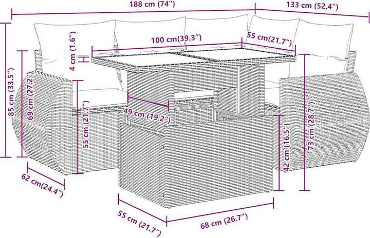Produktbild vidaXL Douglas