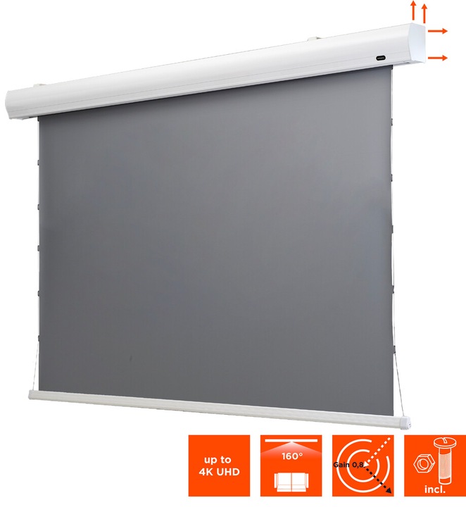 Produktbild Celexon Tension-Leinwand HomeCinema Dynamic Slate ALR 221x124cm 16:9 (100", 16:9)