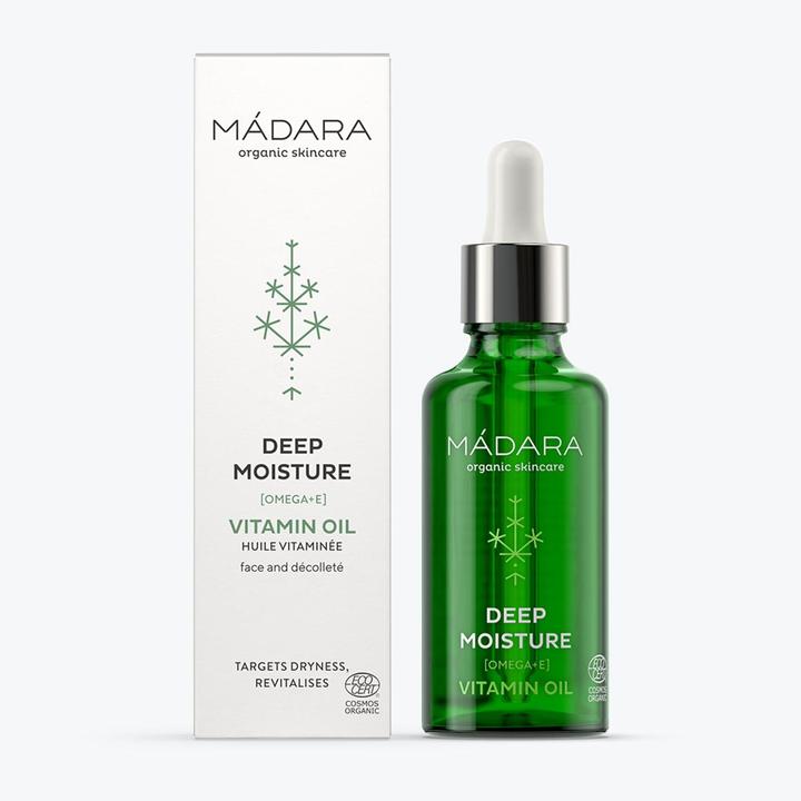 Immagine prodotto Madara OLIO DI VITAMINA DEEP MOISTURE - Rivitalizza la tua pelle con oli preziosi (50 ml, Olio viso)