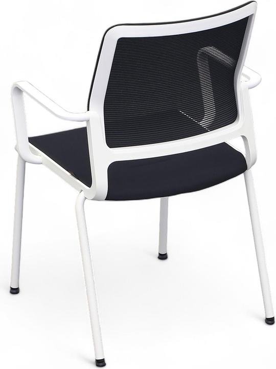 Produktbild Sitag 4-Fuss Stühle SitagXilium Mesh Schwarz mit Fixarmlehnen, Neu (46 cm)