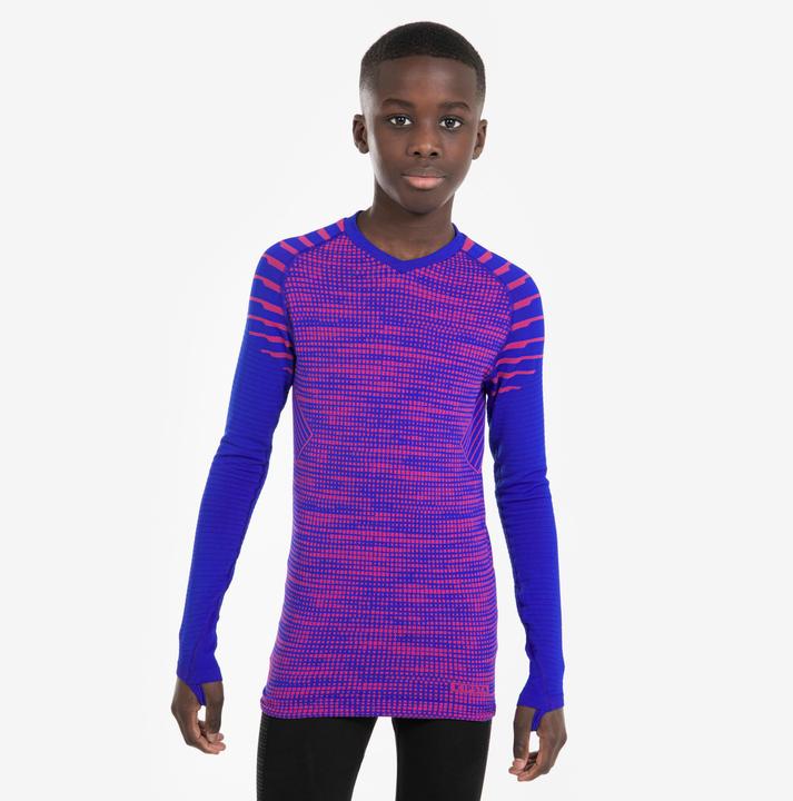 Actual product image Kipsta Kids football functional shirt short sleeve - Keepdry black (140)