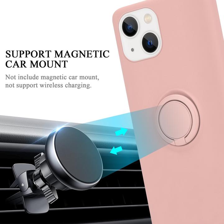 Produktbild Cadorabo Hülle für Apple iPhone 14 im TPU Liquid Ring Silicone Case Style (Apple iPhone 14)