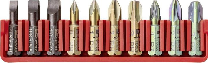 PB Swiss Tools Bitset PB C6.701 CN BitBlock mit 10 Bits (Kreuz Pozidriv PZ, Kreuz Phillips PH)