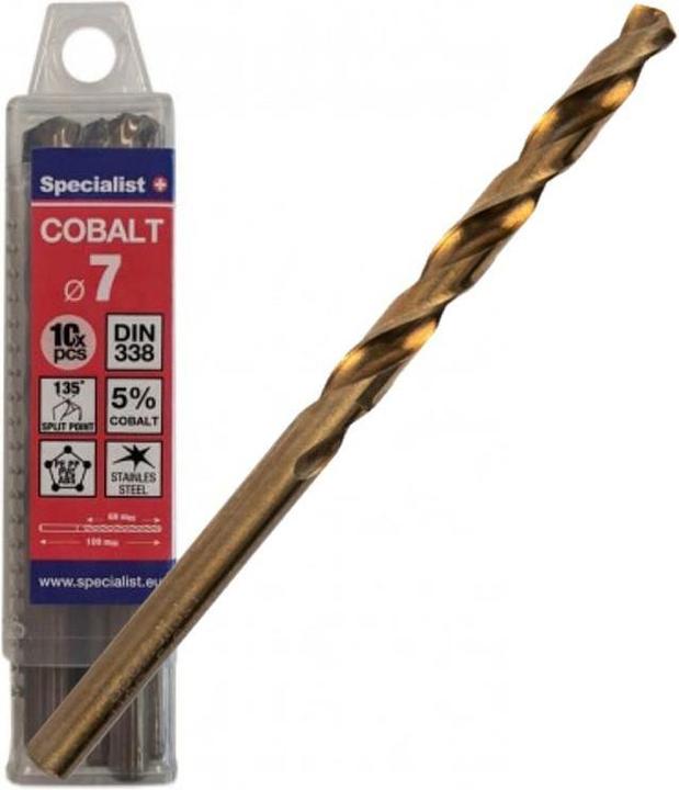 Produktbild Cobalt metal drill 7 mm 10pcs (7 Millimeter)