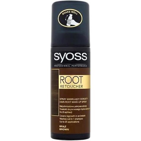 Thumbnail - Syoss, Haarfarbe, Root Retoucher spray hair dye Medium Brown 120ml (Brown)