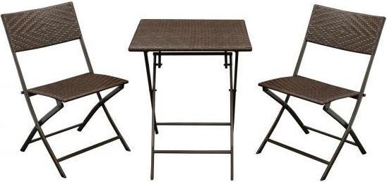 Actual product image Degamo Bistro set ROSSANO 3-piece foldable (60 cm)