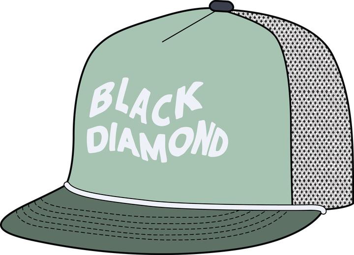 Produktbild Black Diamond Flat Bill Trucker Hat (One Size)