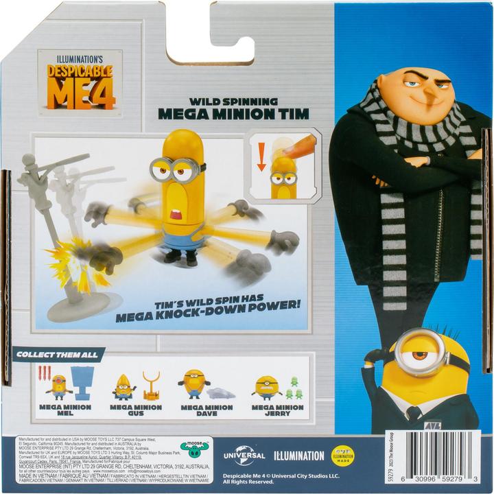 Immagine prodotto Moose I - Semplicemente Incorreggibile 4 Mega Minion Action Figure Tim