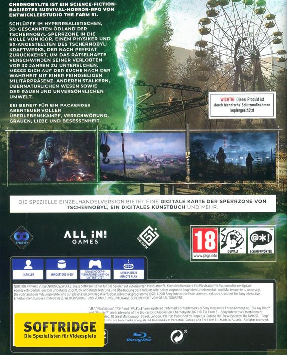 Actual product image Perp Games Chernobylite (PS4, DE)