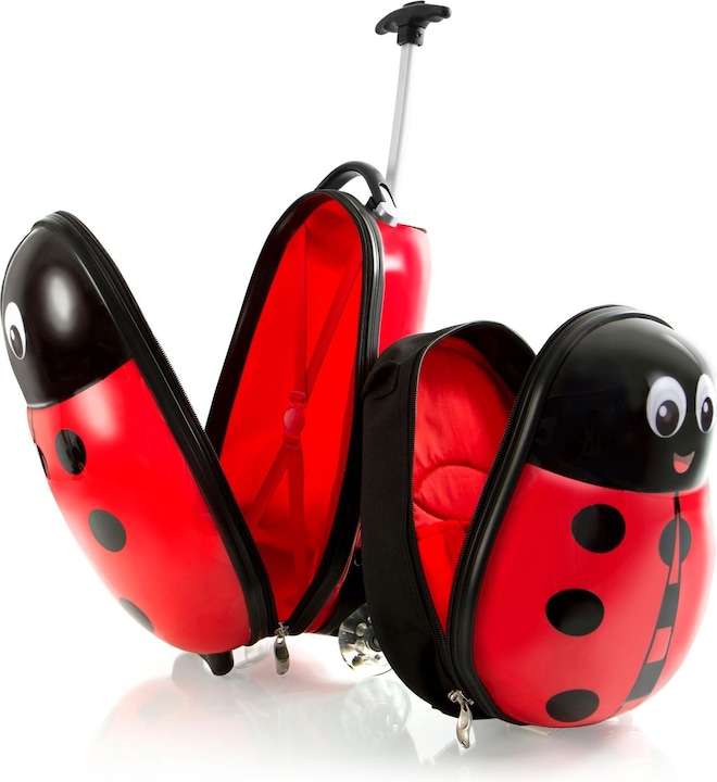 Produktbild Heys Travel Tots -lasten matkalaukku & reppu -setti, lepp??kerttu (22 l)