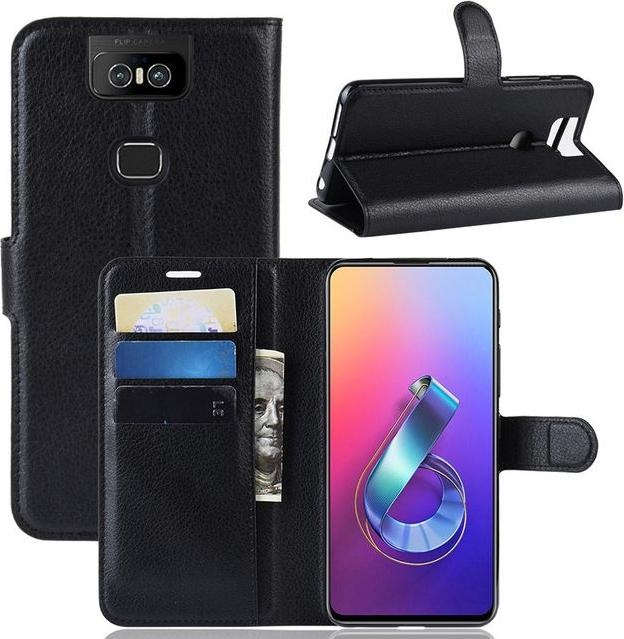 Produktbild MU Classic Litchi Leder Bookcover Series (Asus Zenfone 6)