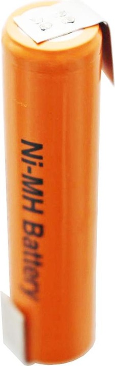 Actual product image Panasonic Flat rate HHR-70AAAE4 NiMH battery 1.2V 700mAh / AAA with solder tag Z-shape (AAA, 700 mAh)