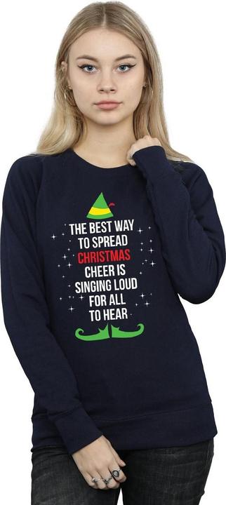 Produktbild Elf Christmas Cheer Text Sweatshirt (S)