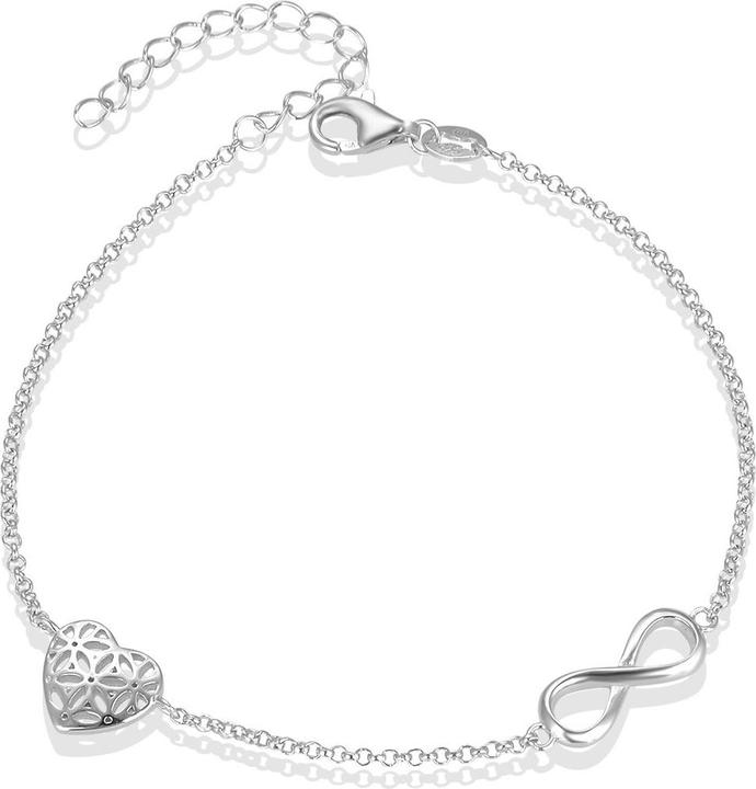 Produktbild Beneto Romantic silver bracelet AGB634 / 21