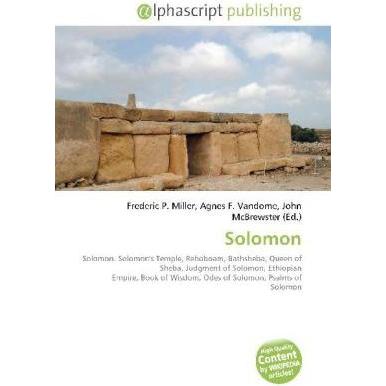 Solomon, Sachbücher